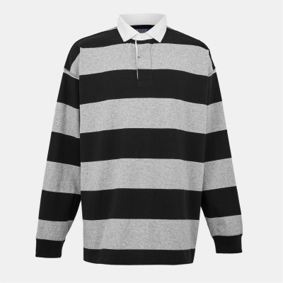 облекла,на,разпродажба,мъжки,тениски,polo,ralph,lauren,stripe,rugby,shirt,grey,black