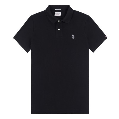 us,polo,assn,pique,polo,top,mens,black,white