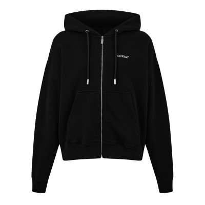 суичър,облекла,на,разпродажба,мъжки,ежедневни,облекла,мъжки,горнища,с,качулка,off,white,men's,wind,arrow,zip,hoodie,black