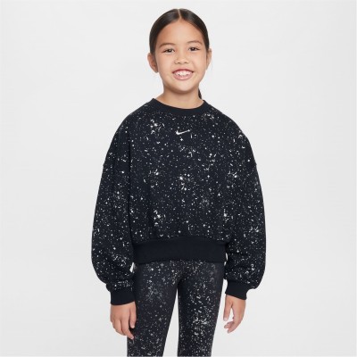 промоция,на,зимни,облекла,разпродажба,nike,детски,блузи,nike,sportswear,club,fleece,big,kids',(girls'),boxy,crew,black
