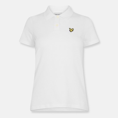 дамска,блуза,с,яка,lyle,and,scott,women,s,short,sleeve,polo,shirt,white