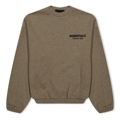 юношеска,блуза,детски,3/4,панталони,fear,of,god,essentials,crew,neck,sweatshirt,juniors,heather,grey