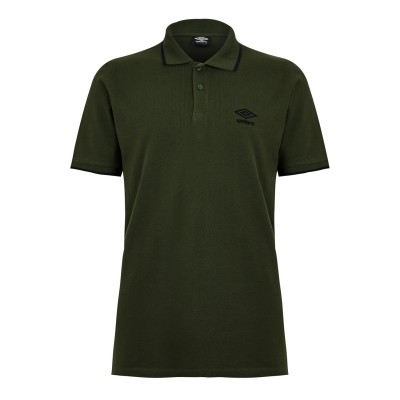 блуза,с,яка,дамски,топове,дамски,блузи,с,яка,umbro,logo,short,sleeve,polo,shirt,unisex,adults,rfl,grn,blk