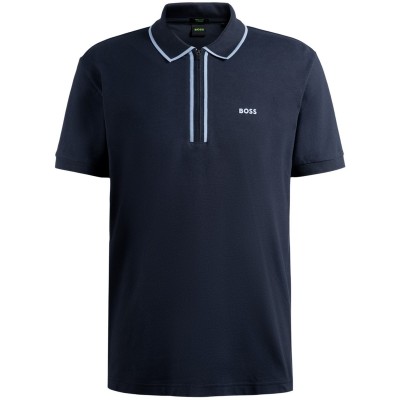 блуза,с,яка,облекла,на,разпродажба,мъжки,тениски,boss,philix,tape,polo,shirt,dark,blue