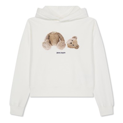 юношески,суичър,детски,облекла,palm,angels,bear,hoodie,juniors,white,brown
