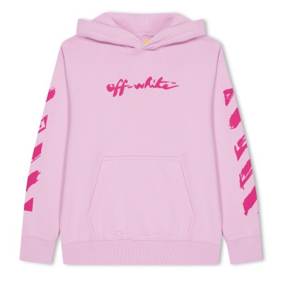 юношески,суичър,детски,облекла,off,white,script,hoodie,juniors,pink,fuchsia