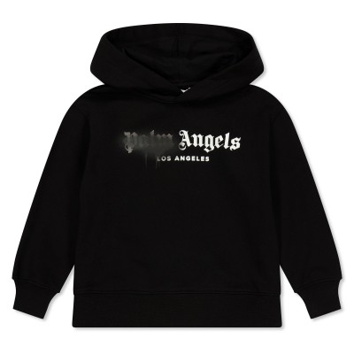 детски,суичър,palm,angels,unisex,kids,spray,pull,over,hoodie,black,black