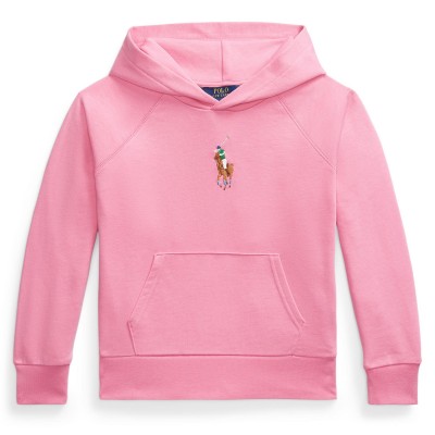 юношески,суичър,polo,ralph,lauren,logo,hoodie,juniors,laguna,pink