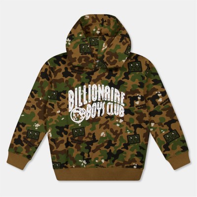 суичър,детски,облекла,billionaire,boys,club,kids',camo,arch,over,the,head,hoodie,brown,camo