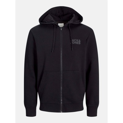 мъжки,горнища,с,качулка,jack,and,jones,logo,sweat,zip,hood,mens,black