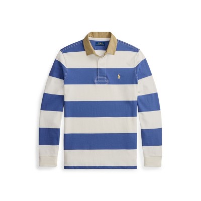 облекла,на,разпродажба,мъжки,тениски,polo,ralph,lauren,men's,rugby,shirt,old,royal,cream