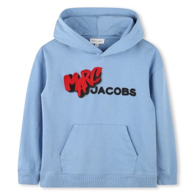 суичър,детски,облекла,marc,jacobs,marc,3d,logo,hoodie,jn61,blue