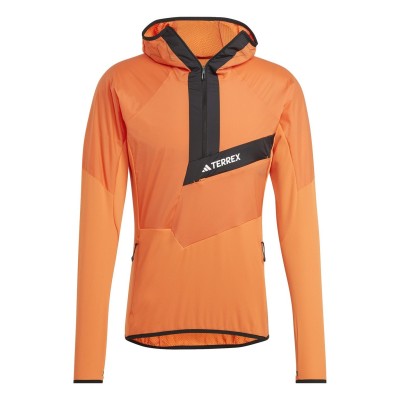 мъжко,поларено,яке,разпродажба,adidas,мъжки,горнища,с,качулка,adidas,techrock,ultralight,half,zip,hooded,fleece,jacket,mens,impact,orange