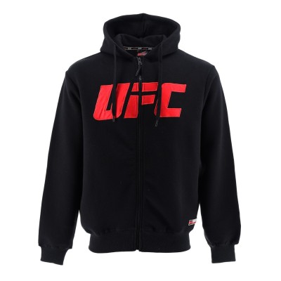мъжки,горнища,с,качулка,ufc,zip,logo,jkt,sn53,black
