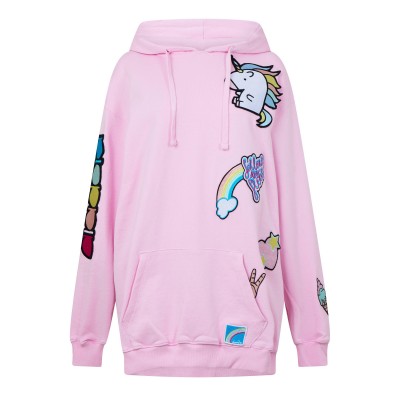 детски,суичър,детски,горнища,с,качулка,diadora,unisex,kids,unicorn,over,the,head,hoodie,pink