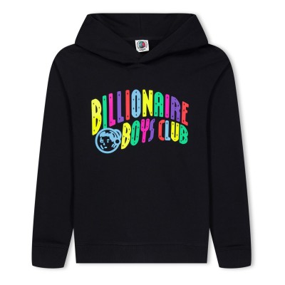 юношески,суичър,детски,облекла,billionaire,boys,club,arch,logo,popover,hoodie,juniors,black,rainbow
