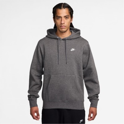 мъжки,суичър,разпродажба,nike,мъжки,горнища,с,качулка,nike,sportswear,club,fleece,pullover,hoodie,mens,charc,iron,wht