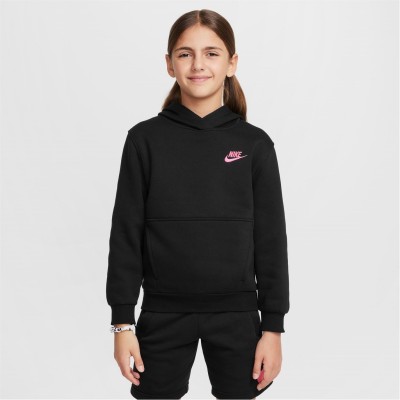детски,суичър,разпродажба,nike,детски,горнища,с,качулка,детски,облекла,nike,club,pullover,hoodie,junior,boys,black,hyp,pink