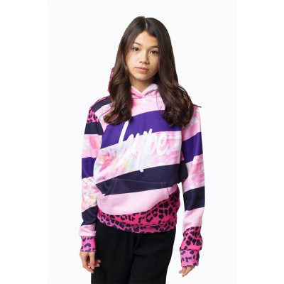 суичър,детски,горнища,с,качулка,hype,stripe,hoodie,jn99,multi