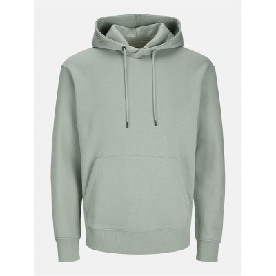 суичър,jack,and,jones,men's,basic,hoodie,iceberg,green