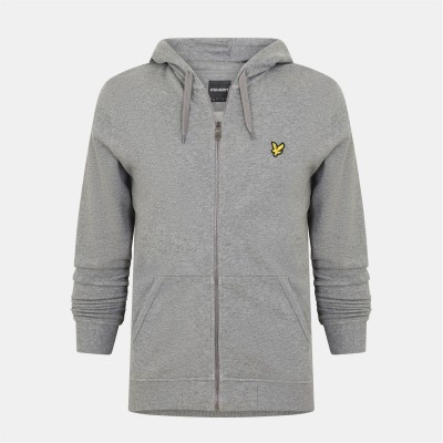 мъжки,суичър,облекла,на,разпродажба,мъжки,горнища,с,качулка,lyle,and,scott,lyle,and,scott,zip,through,hoodie,mens,midgreymarl
