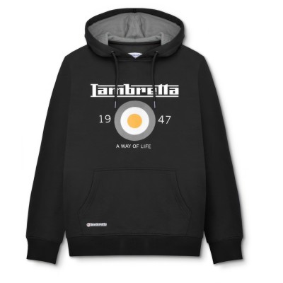 суичър,мъжки,горнища,с,качулка,lambretta,hoodie,black