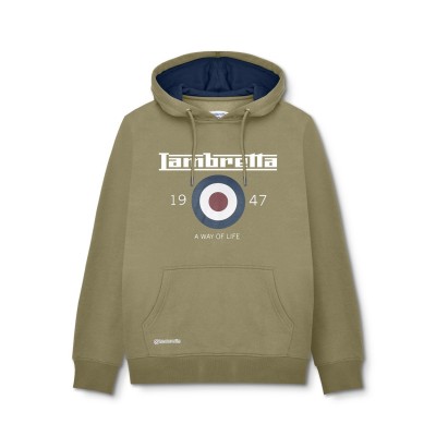 суичър,мъжки,горнища,с,качулка,lambretta,hoodie,green