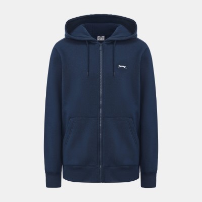 мъжки,суичър,мъжки,горнища,с,качулка,slazenger,full,zip,hoodie,mens,steel,blue