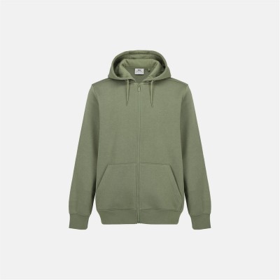 мъжки,суичър,мъжки,горнища,с,качулка,slazenger,full,zip,hoodie,mens,khaki