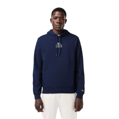 суичър,мъжки,ежедневни,облекла,мъжки,горнища,с,качулка,lacoste,logo,hoodie,navy,blue