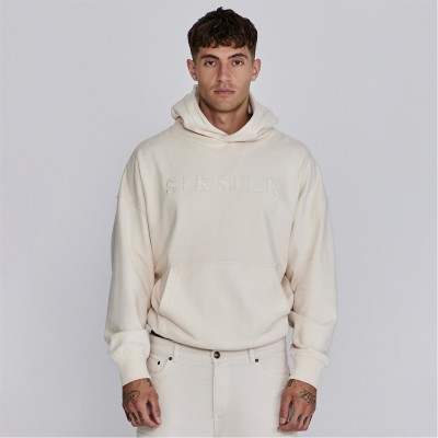 мъжки,суичър,мъжки,горнища,с,качулка,siksilk,applique,hoodie,mens,cream