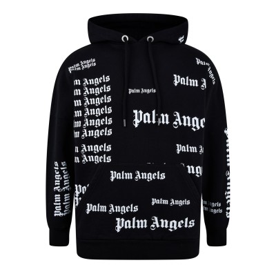суичър,мъжки,ежедневни,облекла,мъжки,горнища,с,качулка,palm,angels,ultra,logo,hoodie,black,white