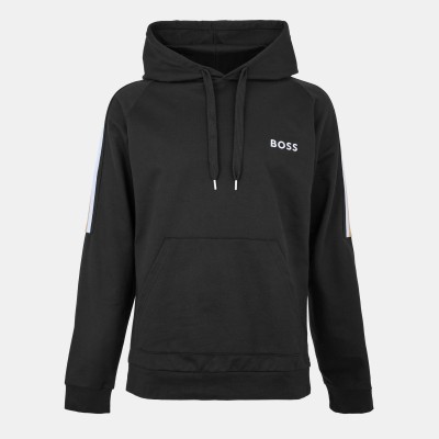 суичър,мъжки,горнища,с,качулка,boss,men,s,iconic,pull,over,hoodie,black