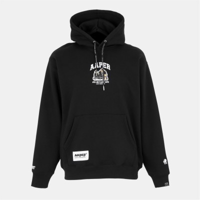 мъжки,ежедневни,облекла,мъжки,горнища,с,качулка,aape,aape,aaper,oth,sn54,black