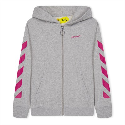 суичър,детски,облекла,off,white,zip,hoodie,melange,grey