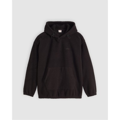 суичър,мъжки,ежедневни,облекла,мъжки,горнища,с,качулка,levis,levis,cozy,up,hoodie,sn54,black