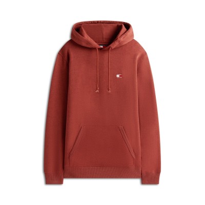суичър,мъжки,ежедневни,облекла,мъжки,горнища,с,качулка,tommy,jeans,xs,badge,hoodie,terracotta,hthr