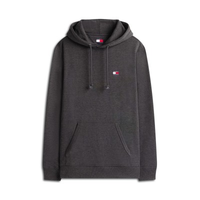 суичър,мъжки,ежедневни,облекла,мъжки,горнища,с,качулка,tommy,jeans,xs,badge,hoodie,black,htr