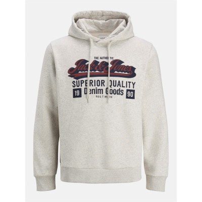 мъжки,суичър,мъжки,горнища,с,качулка,jack,and,jones,logo,hoodie,mens,white,melange