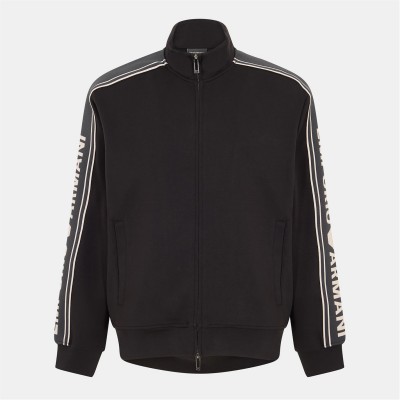 суичър,облекла,на,разпродажба,мъжки,ежедневни,облекла,мъжки,горнища,с,качулка,emporio,armani,men's,zip,hoodie,black,uc001