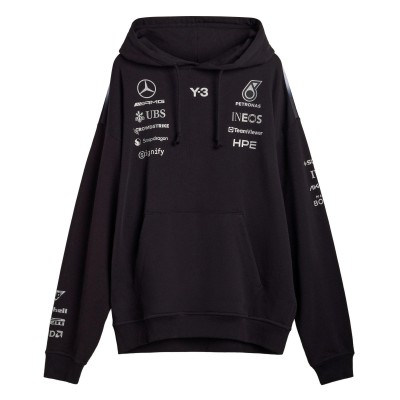 суичър,мъжки,горнища,с,качулка,y3,mens,mercedes,team,hoodie,black