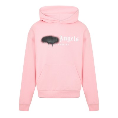 суичър,мъжки,ежедневни,облекла,мъжки,горнища,с,качулка,palm,angels,men's,spray,pull,over,hoodie,pink,black