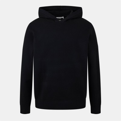 мъжки,суичър,мъжки,горнища,с,качулка,jack,and,jones,knitted,hoodie,mens,black