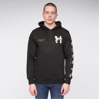 суичър,мъжки,горнища,с,качулка,henleys,kilhen,hoody,sn00,black