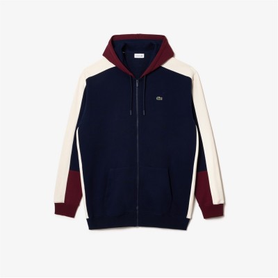суичър,мъжки,ежедневни,облекла,мъжки,горнища,с,качулка,lacoste,zip,up,hoodie,navy,blue,zin
