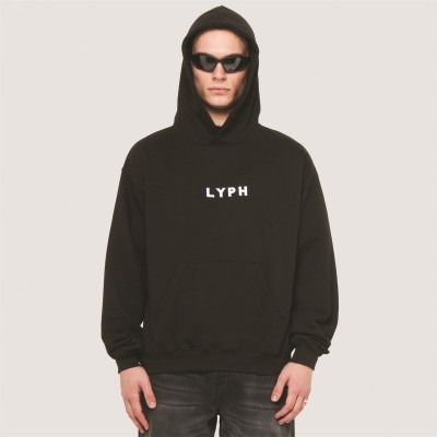суичър,мъжки,горнища,с,качулка,lyph,lyph,empty,hoody,sn99,black