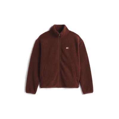 мъжки,ежедневни,облекла,мъжки,горнища,с,качулка,tommy,jeans,tj,bdg,fz,teddy,sn54,rich,brown