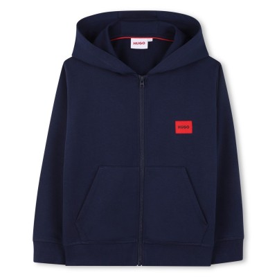 детски,3/4,панталони,hugo,hugo,logo,zip,hood,jn62,navy,blue