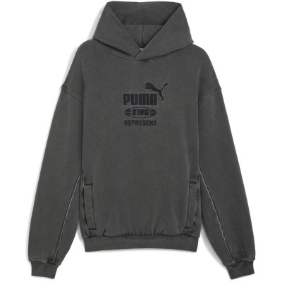 суичър,мъжки,ежедневни,облекла,мъжки,горнища,с,качулка,puma,x,represent,mens,hoodie,flat,dark,grey