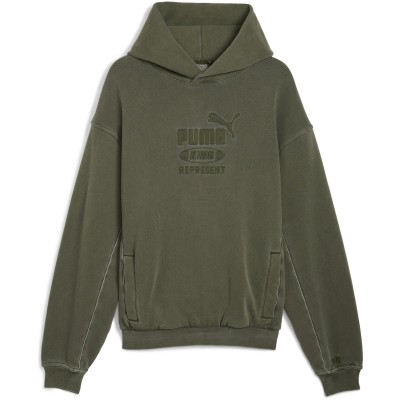 суичър,мъжки,ежедневни,облекла,мъжки,горнища,с,качулка,puma,x,represent,mens,hoodie,night,pine